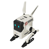 Deviceus 65W USB C Charger, Alpha65 Robot Fast GaN Charger Block, 3-Port Fast Power Adapter